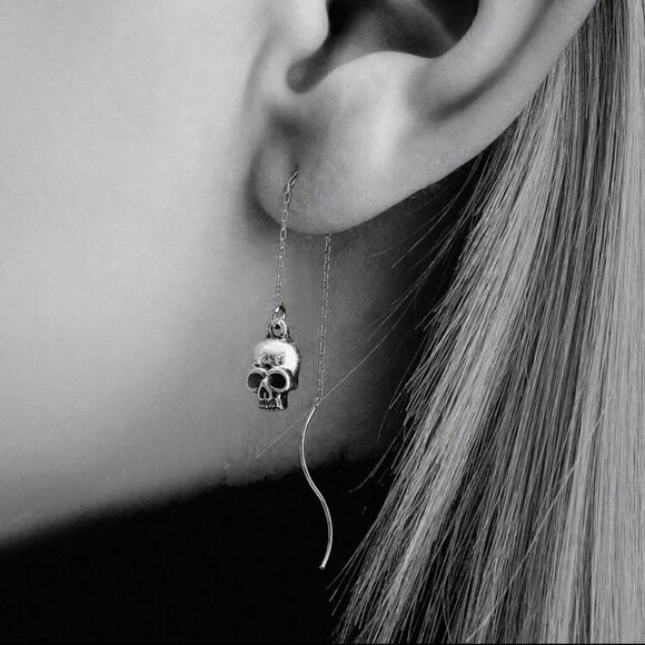 Skeleton earrings N135 - Picture 1 of 4